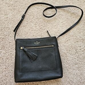 Kate Spade Black Leather Crossbody Bag